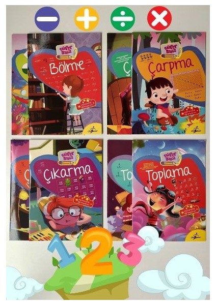 Matematik Öğreniyorum - 8 Kitap 192 Sayfa