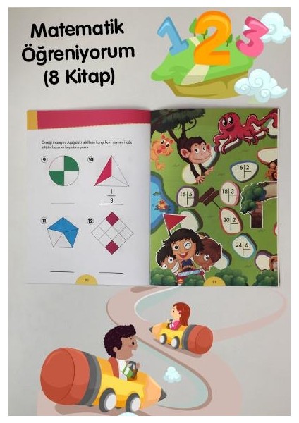 Matematik Öğreniyorum - 8 Kitap 192 Sayfa fiyatları
