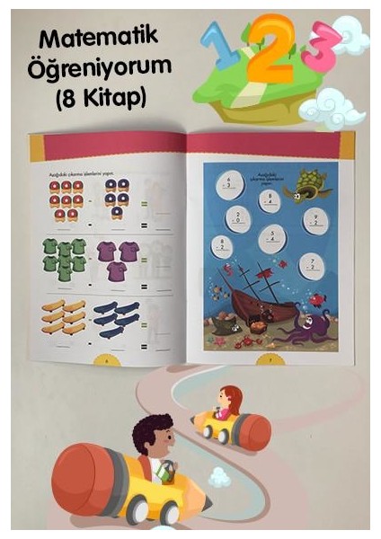 Matematik Öğreniyorum - 8 Kitap 192 Sayfa fırsatları