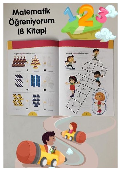 Matematik Öğreniyorum - 8 Kitap 192 Sayfa indirimleri