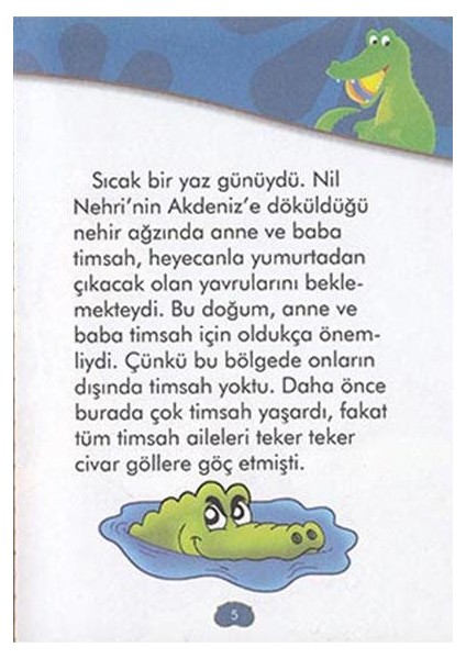 Masalcı Dost Canlısı Küçük Timsah - Cep Masalları modelleri