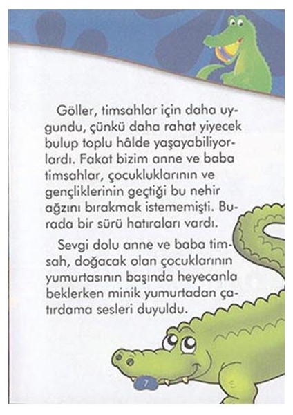 Masalcı Dost Canlısı Küçük Timsah - Cep Masalları indirimleri