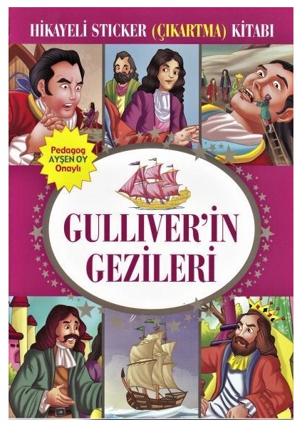 Gulliver' İn Gezileri - Hikayeli Sticker ( Çıkartma) Kitabı