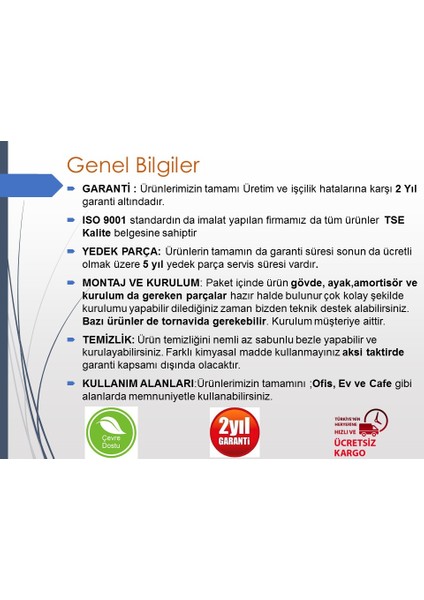 64400 Personel Çalışma Koltuğu