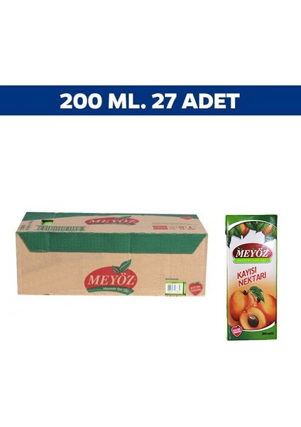 Meyöz Kayısı Meyvesuyu 200 ml x 27 'li