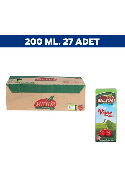 Meyöz Vişne Meyvesuyu 200 ml x 27 'li