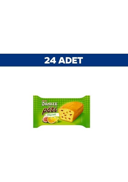 Dankek Pötikek Meyveli Kek 35 gr x 24'lü