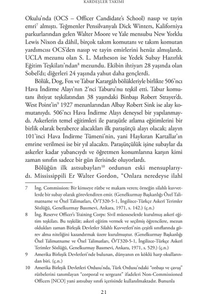 Kardeşler Takımı Normandiya’dan Hitler’İn Kartal Yuvası’Na 101’İnci Hava İndirme Tümeni, 506’Ncı Alay, E Bölüğü - Stephen E. Ambrose