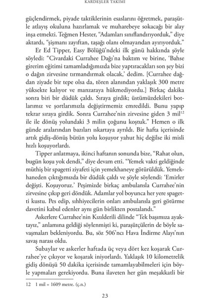 Kardeşler Takımı Normandiya’dan Hitler’İn Kartal Yuvası’Na 101’İnci Hava İndirme Tümeni, 506’Ncı Alay, E Bölüğü - Stephen E. Ambrose