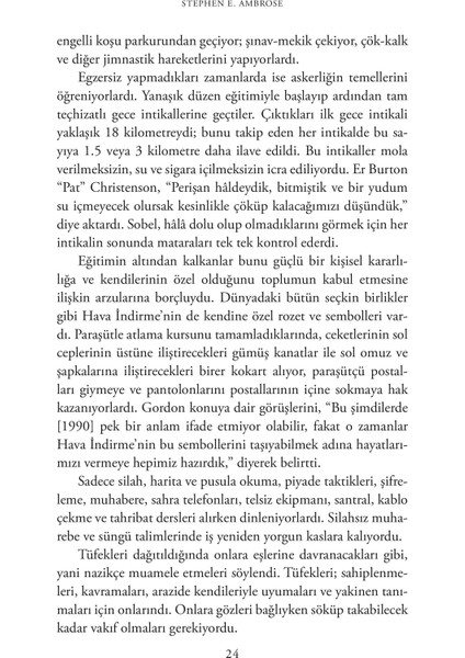 Kardeşler Takımı Normandiya’dan Hitler’İn Kartal Yuvası’Na 101’İnci Hava İndirme Tümeni, 506’Ncı Alay, E Bölüğü - Stephen E. Ambrose