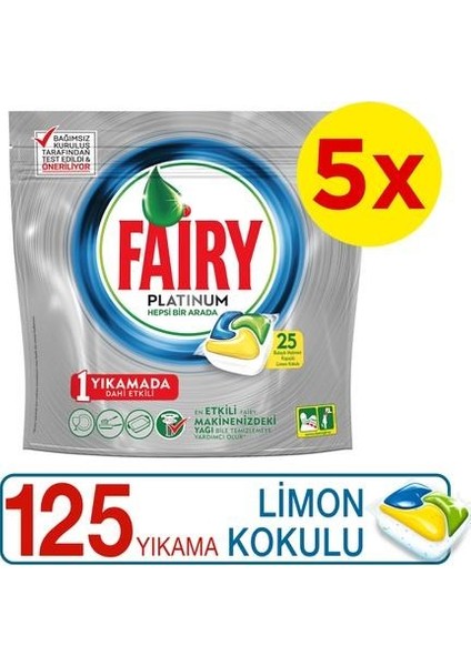 Platinum Limon Kokulu 125 Kapsül 2'li