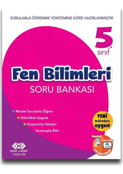 4x4 5. Sınıf Fen Bilimleri Soru Bankası