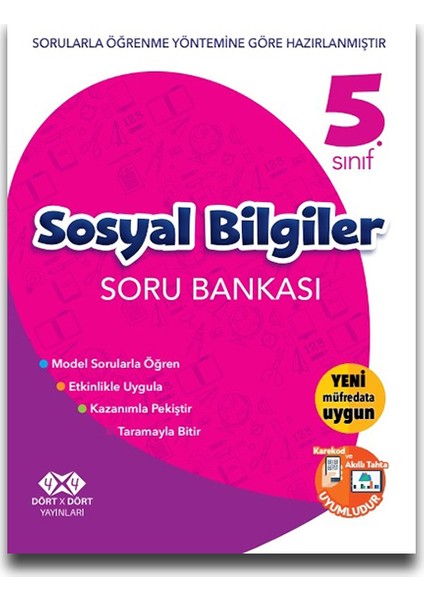 4x4 5. Sınıf Sosyal Bilgiler Soru Bankası