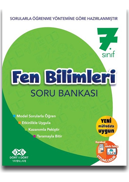 4x4 7. Sınıf Fen Bilimleri Soru Bankası
