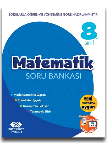 4x4 8. Sınıf Matematik Soru Bankası