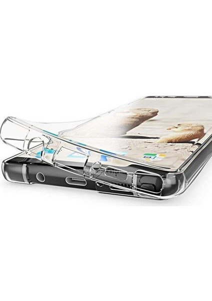 Samsung Galaxy Note 9 Kılıf Ön Arka Şeffaf Silikon Koruma Şeffaf