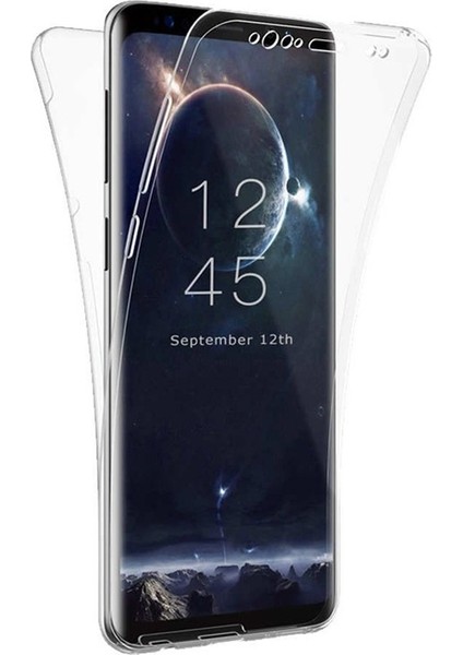 Samsung Galaxy S9 Kılıf Ön Arka Şeffaf Silikon Koruma Şeffaf