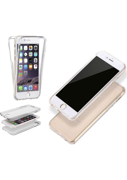 Apple iPhone XS Kılıf Ön Arka Şeffaf Silikon Koruma Şeffaf fiyatları