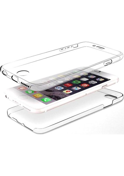 Apple iPhone XS Kılıf Ön Arka Şeffaf Silikon Koruma Şeffaf modelleri