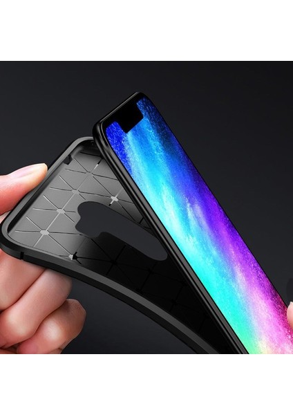 Xiaomi Pocophone F1 Kılıf Negro Karbon Dizayn Silikon