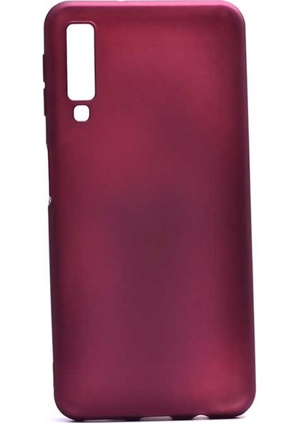 Samsung Galaxy A7 2018 A750F Kılıf Premier Silikon Mürdüm