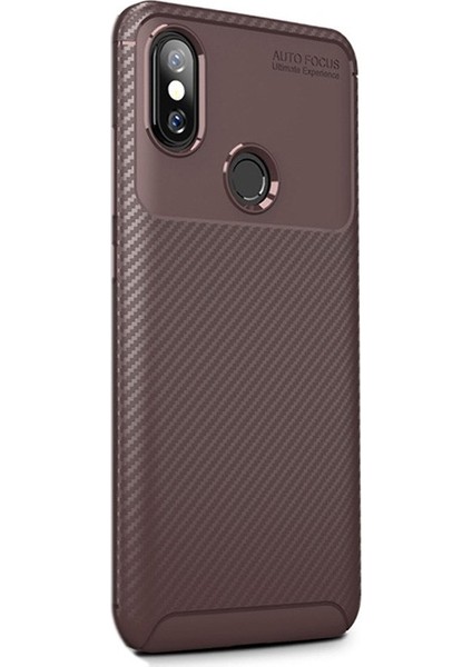 Xiaomi Mi A2 Lite Kılıf Negro Karbon Dizayn Silikon + Nano
