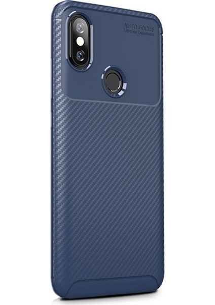 Xiaomi Mi A2 Lite Kılıf Negro Karbon Dizayn Silikon + Nano