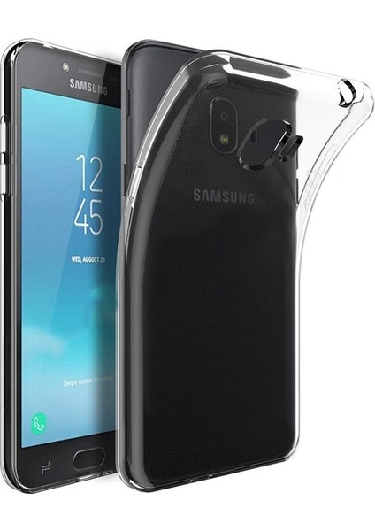 Samsung Galaxy J2 Core Kılıf Süper Sillikon Arka Koruma Şeffaf