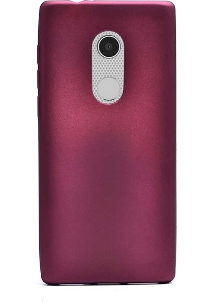 Alcatel 3 Kılıf Premier Lüx Yumuşak Silikon Mürdüm