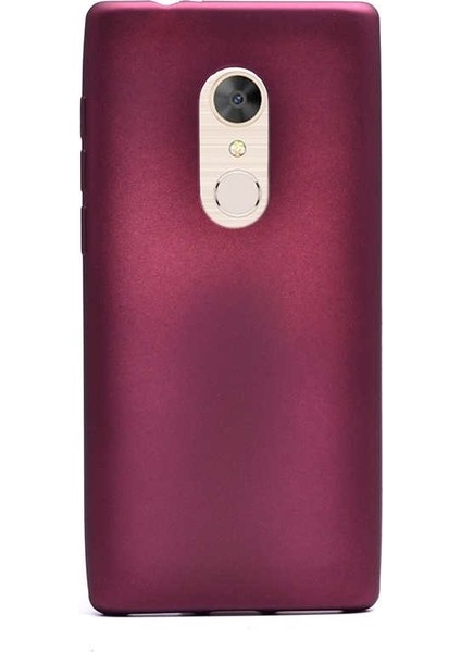 Case Street Alcatel 5 Kılıf Premier Silikon Arka Koruma Mürdüm