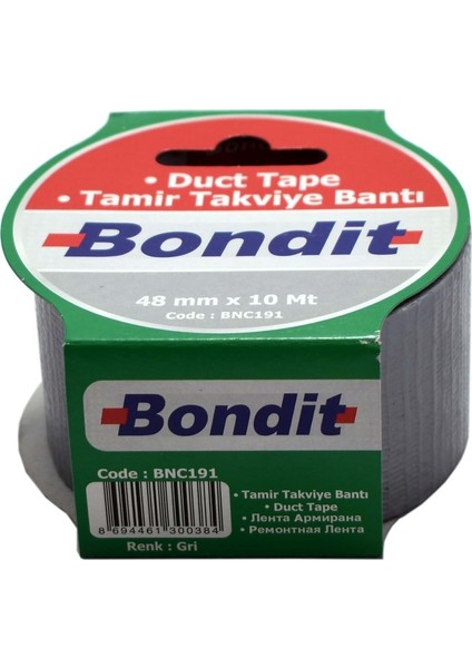 Tamir Bantı 48 Mm*10 Mt Gri