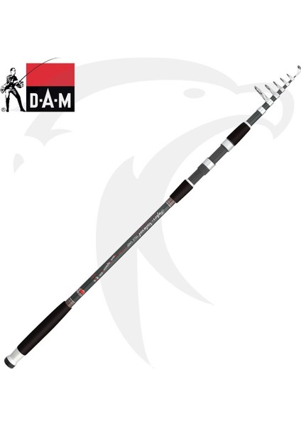 D.A.M. Süper Natural Tele Carp 360 Cm 3P TeleSurf Olta Kamışı