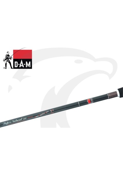 D.A.M. Süper Natural Tele Carp 360 Cm 3P TeleSurf Olta Kamışı