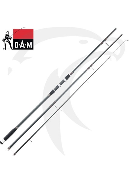 D.A.M. Süper Natural Tele Carp 360 Cm 3P TeleSurf Olta Kamışı