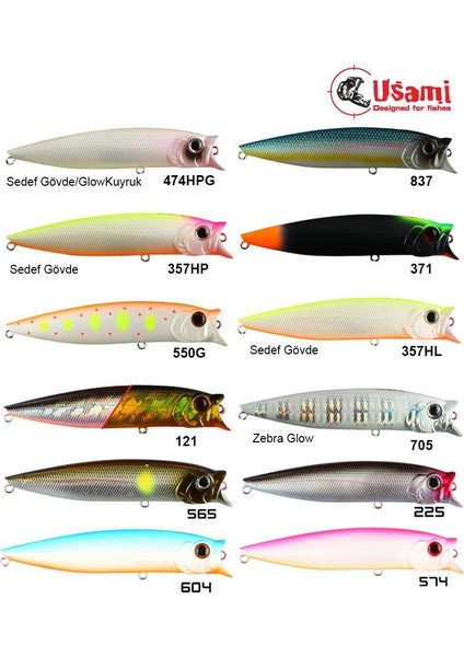 Combo Pop 100F 12.1Gr Popper Suni Yem