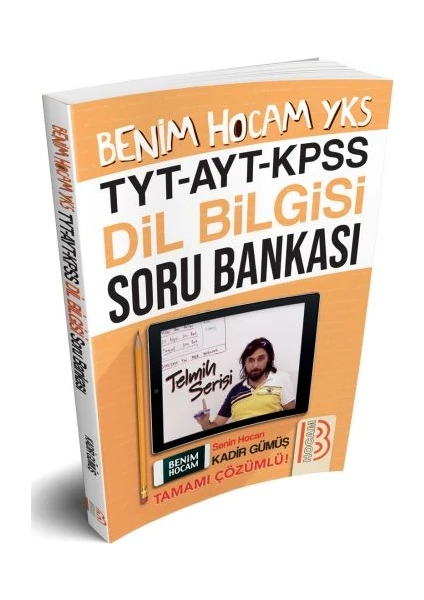 Benim Hocam Yayınları 2019 TYT-AYT-KPSS Dil Bilgisi Çözümlü Soru Bankası