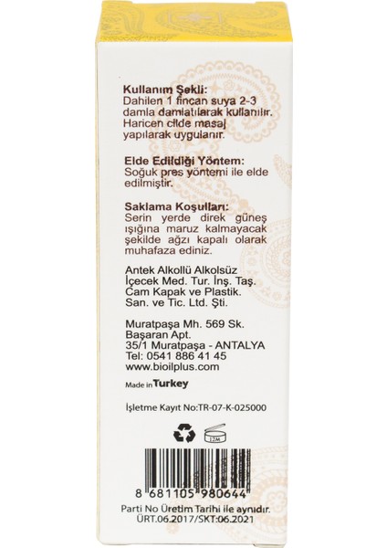 Aspir Yağı 20 ml