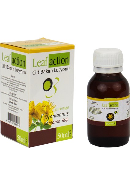 Leaf Action Ozon Yağı Ozonlanmış Kantaron Yağı 50 ml