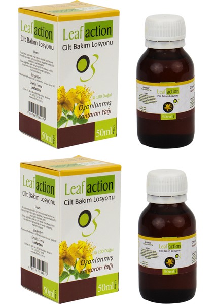 Leaf Action Ozon Yağı Ozonlanmış Kantaron Yağı 50 ml