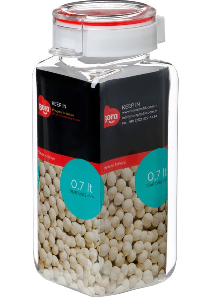 Pet Köşeli 63 mm No:3 750 ML BO2202