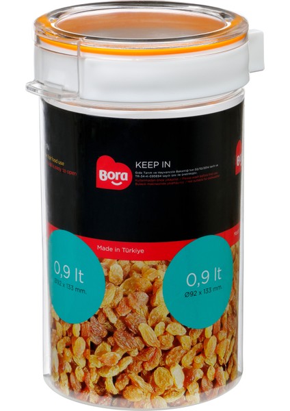 Pet Yuvarlak 89 mm No:3 900 ml BO2222