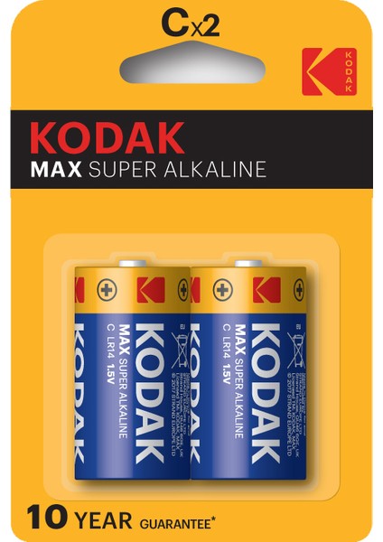 Max 2 Adet Alkalin Orta Pil
