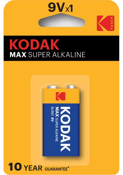 Max 1 Adet Alkalin 9 Volt Pil