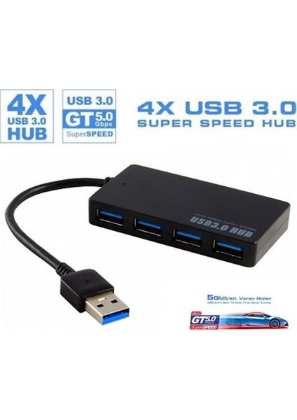 Connect Expert USB 3.0 4 Port HUB