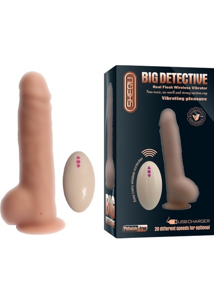 Uzaktan Kumandalı Titreşimli Teknolojik Vibratör Realistik Penis
