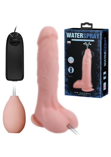 Adams 19 cm Su Fışkırtmalı Titreşimli Realistik Vibratör Penis