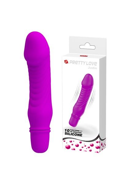 Pretty Love Justin 14 cm 10 Titreşimli Teknolojik Vibratör G-Spot Mastürbatör