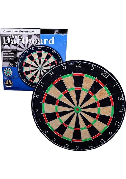 18 inç 46cm Domuz Kılı Profesyonel Dart Seti