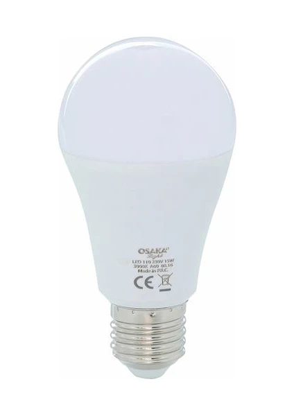 Osaka Light 15Watt A-60 Led Ampül Beyaz