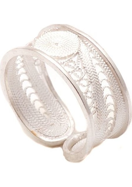 Telkari Elişi Gümüş Yüzük 1112